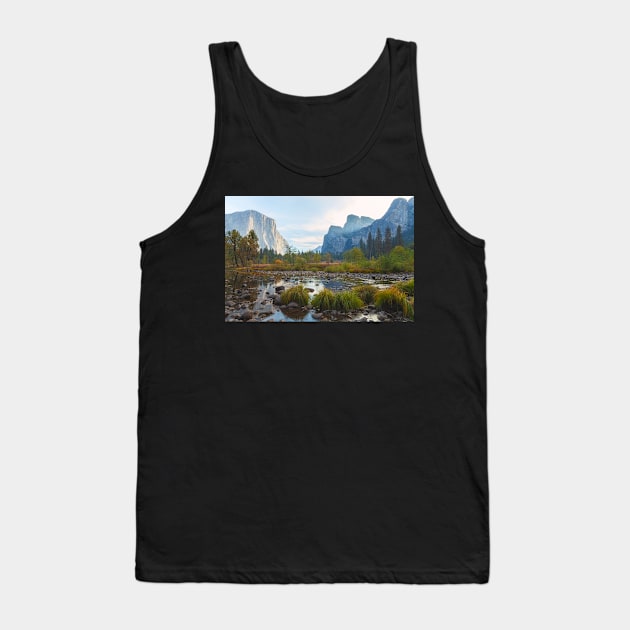 Valley Morning Tank Top by jvnimages